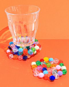 Beaded Coaster Making with Anna (Anna Learns Things)